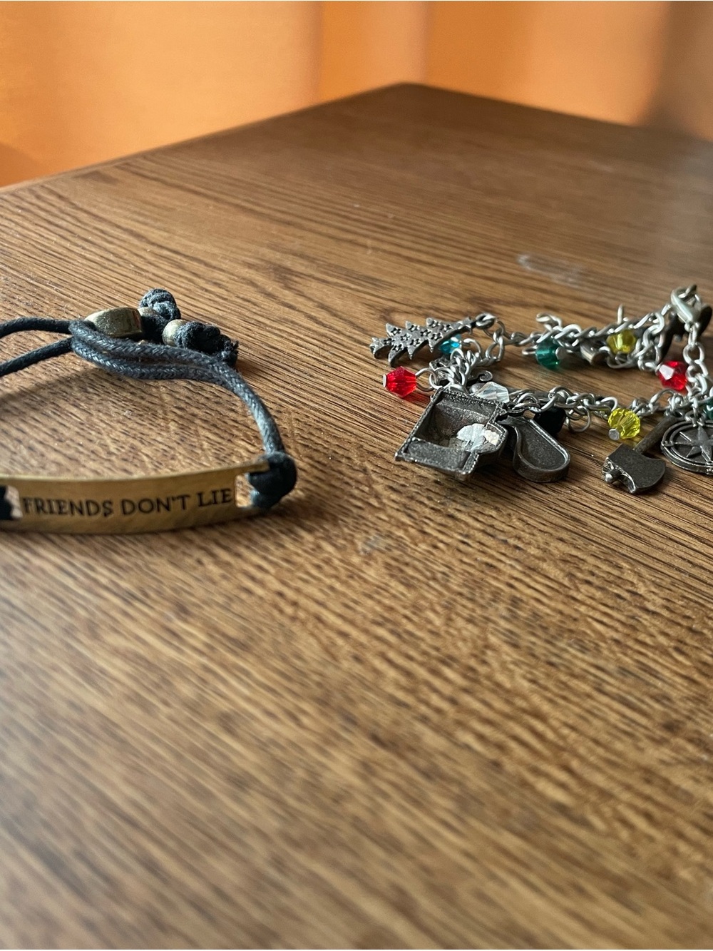 Stranger Things Charm Bracelet and Adjustable Bracelet